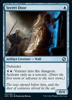 Secret Door - Light Play MTG Adventures in the Forgotten Realms - Image 1