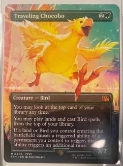 MTG Final Fantasy - Traveling Chocobo Tifa Lockhart - Mono Green Landfall Deck - Image 1