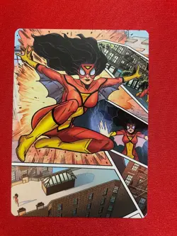 Spider-Man MTG Art Series Spider-Woman, Stunning Savior Regular 51/54 - Image 1