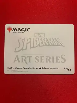 Spider-Man MTG Art Series Spider-Woman, Stunning Savior Regular 51/54 - Image 2