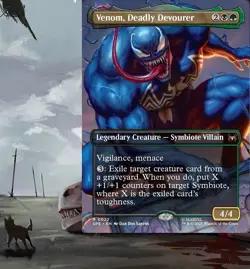 Venom, Deadly Devourer Commander Deck Magic MTG EDH Villain Voltron Custom - Image 1