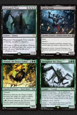 Venom, Deadly Devourer Commander Deck Magic MTG EDH Villain Voltron Custom - Image 5