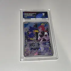 Team Rockets Murkrow 200/182 - Destined Rivals Pokemon TCG Graded ACE 9 - Image 1
