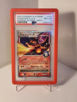 Pokemon Platinum Charizard G Lv X Supreme Victors #143 + Gengar Lv X Arceus #97 - Image 2