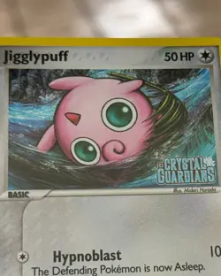 JIGGLYPUFF 53/100 POKEMON EX CRYSTAL GUARDIANS REVERSE HOLO STAMPED MINT - Image 3