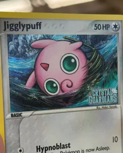 JIGGLYPUFF 53/100 POKEMON EX CRYSTAL GUARDIANS REVERSE HOLO STAMPED MINT - Image 4