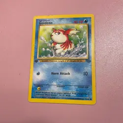 1999 Pokemon Goldeen 1st Edition Jungle Set 53/64 - Image 1