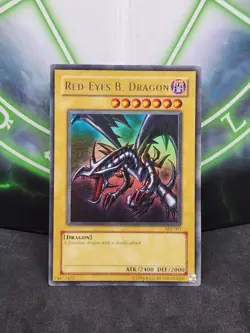 Yugioh Red-Eyes B. Dragon SDJ-001 Ultra Rare MP - Image 1