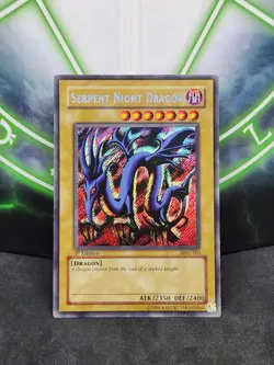 Yugioh Serpent Night Dragon MRL-103 Secret Rare 1st Edition LP - Image 1