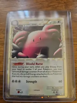 Blissey Prime 106/123 HeartGold SoulSilver Holo Card NM/LP Condition - Image 1