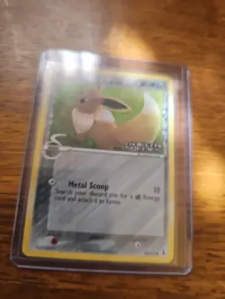 Pokemon TCG EX Series Eevee Card 68/113 Reverse Holo Stamped Delta Species - Image 1