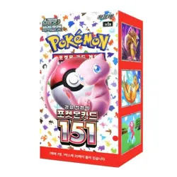 Pokemon Game Scarlet&Violet 151 Booster Pack Box Play Cards Korean Ver - Image 1