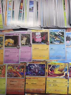 Pokemon SV: Glory Of Team Rocket (Korean) Bulk 157 Cards Total Near Mint - Image 1