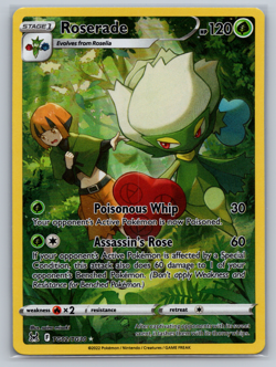 Roserade TG02/TG30 Lost Origin Trainer Gallery Holo Ultra Rare Pokemon Card NM - Image 1