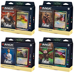 Magic: The Gathering Fallout Commander Deck Bundle - Includes All 4 Decks - Image 1