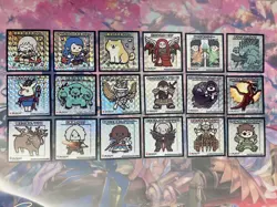 MTG Wandering Emperor cherry blossoms viewing Limited Sticker set of 18 Japan - Image 1
