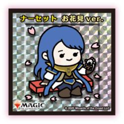 MTG Wandering Emperor cherry blossoms viewing Limited Sticker set of 18 Japan - Image 3