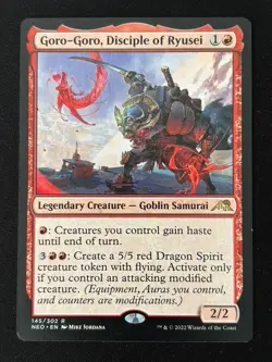 1x MTG Goro-Goro, Disciple of Ryusei - Kamigawa: Neon Dynasty (NEO) #145 - Magic - Image 3