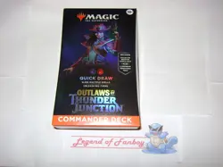 MTG Quick Draw Commander Deck Outlaws of Thunder Junction Magic the Gathering - Image 1