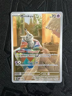 Pokemon TCG Mimikyu 075 Scarlet & Violet Black Star Promo Holo (English) - NM - Image 3