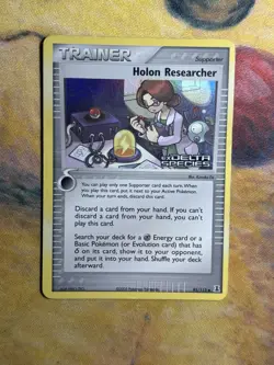 Holon Researcher 95/113 EX Delta Species Trainer Stamped Reverse Holo Pokemon HP - Image 2
