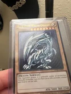 Blue Eyes White Dragon OP28-EN001 Ultimate Rare Yu-Gi-Oh OTS English - Image 1