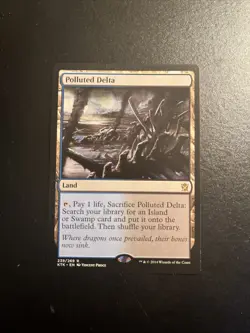 MTG Khans of Tarkir Polluted Delta Regular Card NM Condition - Image 2