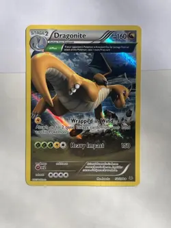 Pokemon TCG Roaring Skies Dragonite Holo Card 52/108 Delta Variant - Image 1