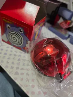23K Gold Plated POLIWHIRL Pokemon Trading Card 1999 Burger King PokeBall SEALED - Image 1