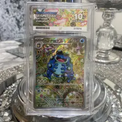 Seismitoad - 109/086 - Pokemon Card Black Bolt ACE 10 10 10 10 Gem Mint 💎 - Image 1