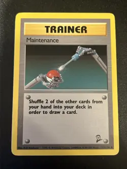 Maintenance 112/130 WOTC Vintage Pokemon | Base Set 2 Pokemon TCG (1) - Image 1