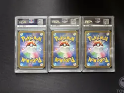 Squirtle & Wartortle & Blastoise ex Pokemon 151 PSA 10 Sequential set Japanese - Image 2