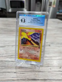 Moltres Black Star Promo 21 2000 Pokemon Toshinao Aoki Error - CGC 9.5 GEM MINT - Image 2