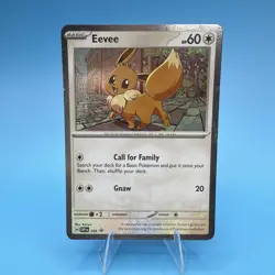 Pokemon Destined Rivals - Eevee SVP 200 Checklane Blister Promo (double Swirl) - Image 1
