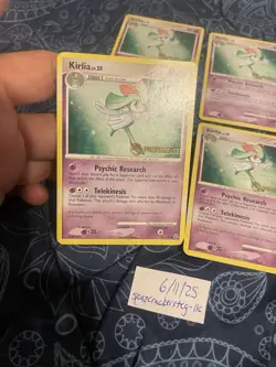 Pokemon TCG x4 Kirlia #53 Secret Wonders PRERELEASE STAMP; FREE SHIPPING!!! - Image 4