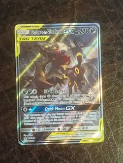 Official Pokemon SM241 Umbreon & Darkrai GX Tag Team Promo - Image 1