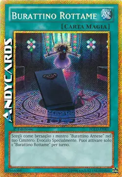 BURATTINO ROTTAME • (Junk Puppet) • Oro Segreta • PGLD IT007 • 1Ed • Yugioh! - Image 1