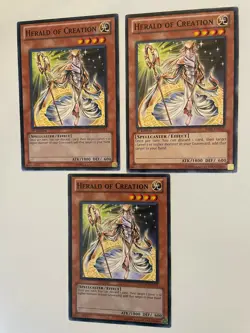 Herald of Creation - SDDC-EN019 / SDBE-EN015 - Common 1st / Unl Ed. NM YuGiOh X3 - Image 3