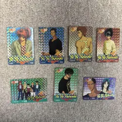 Amada Yu Yu Hakusho Trading Card Set Holographic Seven Cards holofoil Collection - Image 1