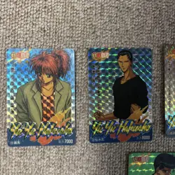 Amada Yu Yu Hakusho Trading Card Set Holographic Seven Cards holofoil Collection - Image 2