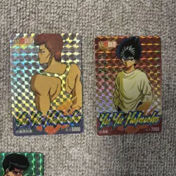Amada Yu Yu Hakusho Trading Card Set Holographic Seven Cards holofoil Collection - Image 3