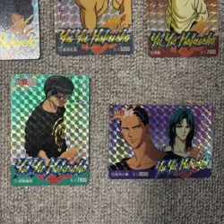 Amada Yu Yu Hakusho Trading Card Set Holographic Seven Cards holofoil Collection - Image 5