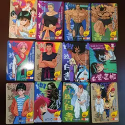 Yu Yu Hakusho Carddass 12 Card Set Amada 1990s Trading Cards - Image 1
