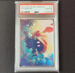 MTG Final Fantasy Art Series Vivi Ornitier Lost Black Mage PSA10 English Card - Image 1