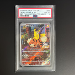 PSA 10 Detective Pikachu 098/SV-P Promo Pokemon Card Japanese 2023 - Image 1