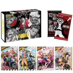 One Piece Trading Card Deluxe Premium Box Anime CCG Manka Cards 13 Packs - Image 1