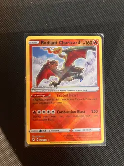 Pokemon TCG Radiant Charizard Crown Zenith Holo Card 020/159 Rare NM Condition - Image 1