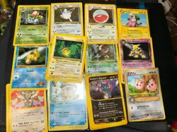 Pokemon TCG Card Lot WOTC Era Holos Promo Black Star Pikachu Alakazam HP - Image 1
