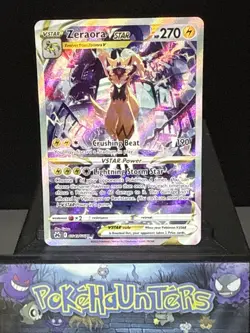 Pokemon Card Zeraora VSTAR GG43/GG70 Crown Zenith Galarian Gallery Near Mint - Image 1