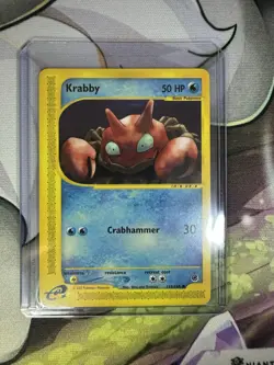 Krabby 115/165 - Regular Common Pokemon Card - Expedition Base Set - (210) - Image 1